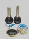 Summer Glow Perfect Match Set Ocean Breeze — Builder Gel + Rubber Base + Gel Polish
