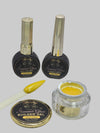 Summer Glow Perfect Match Set Lemon Sorbet — Builder Gel + Rubber Base + Gel Polish
