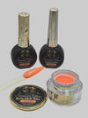 Summer Glow Perfect Match Set Coral Bloom — Builder Gel + Rubber Base + Gel Polish