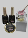 Set Clásica Milky Rose (Rubber Base + Gel Polish + Builder Gel)