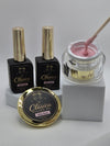 Set Clásica Milky Rose (Rubber Base + Gel Polish + Builder Gel)
